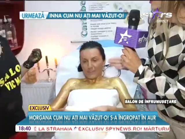 Morgana s-a &icirc;ngropat &icirc;n aur!