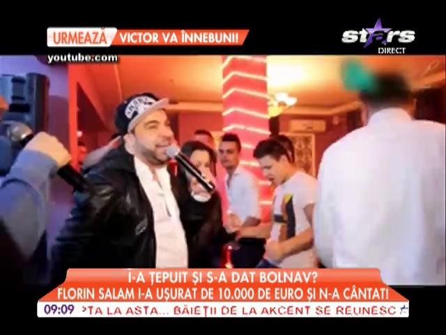 Celebrul Florin Salam s-a prefăcut bolnav