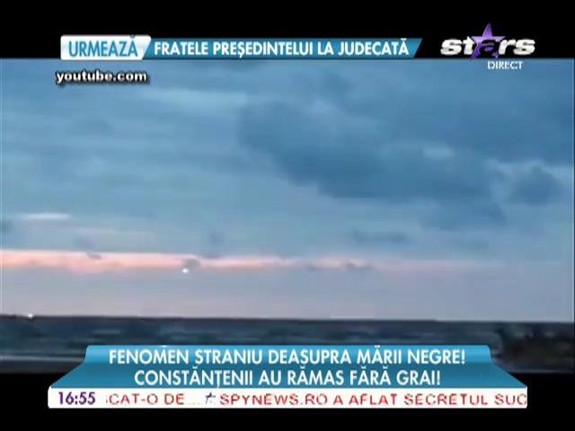Fenomen straniu deasupra Mării Negre! Constănţenii au rămas fără grai!