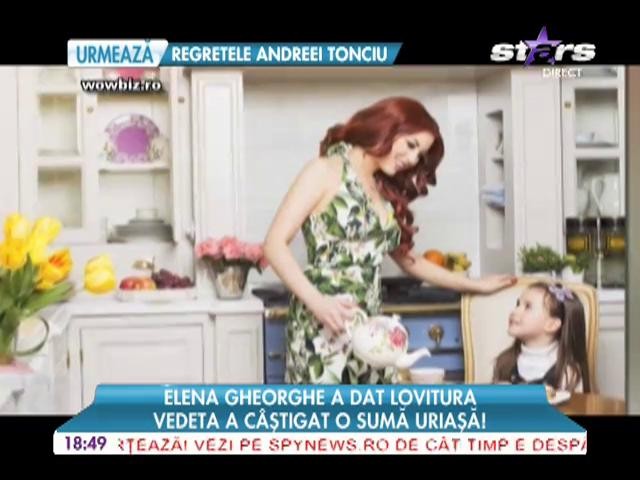 Elena Gheorghe a dat lovitura! Vedeta a c&acirc;ştigat o sumă uriaşă de bani!
