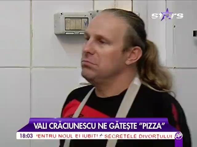 Vali Crăciunescu prepară "Pizza"