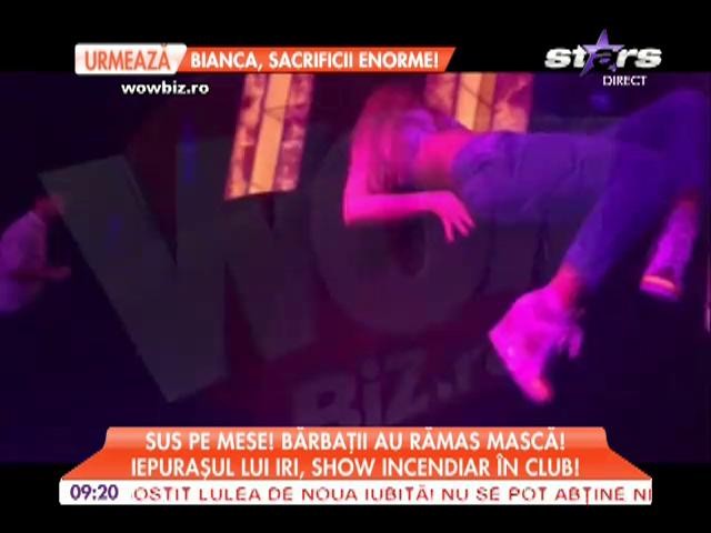 Iepuraşul lui Iri, Flore Salalidis, show incendiar &icirc;n Club!