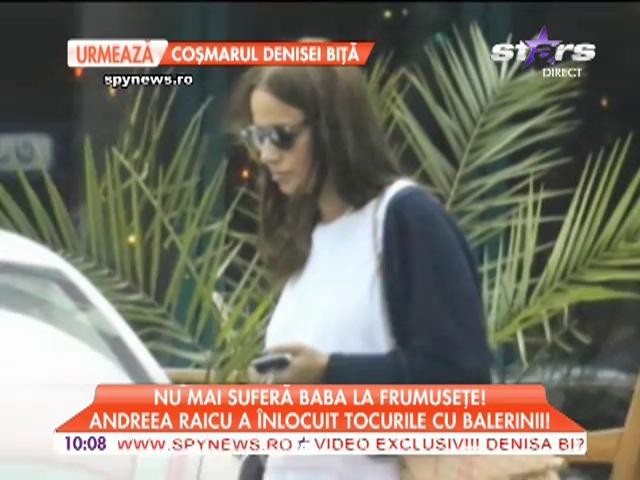 Andreea Raicu a &icirc;nlocuit tocurile cu balerinii