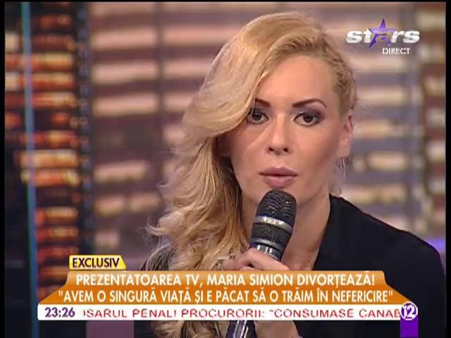 Maria Simion: &rdquo;Ne-am căsătorit c&acirc;nd aveam 19 ani. Mi-a fost foarte greu să-i spun eu că divorțăm&rdquo;