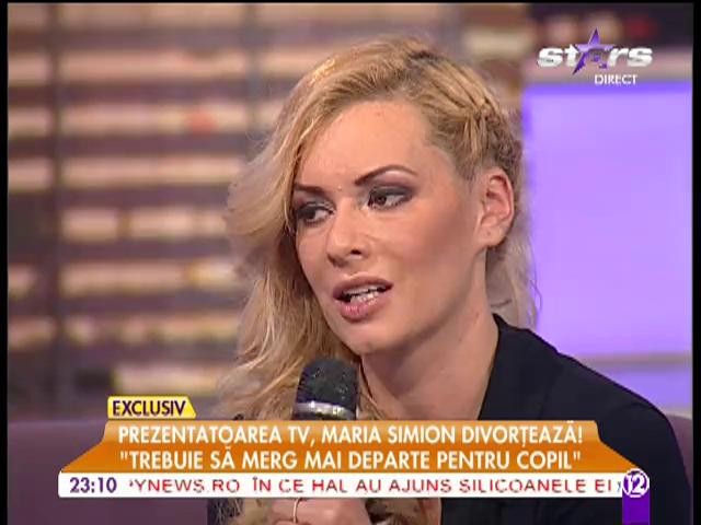 Maria Simion: &rdquo;Divorțul este de comun acord. Nu avem nimic de &icirc;mpărțit&rdquo;