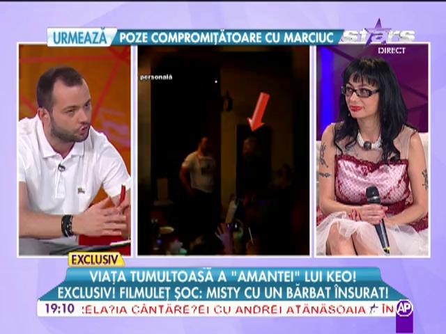Misty, dans compromiţător cu un bărbat &icirc;nsurat