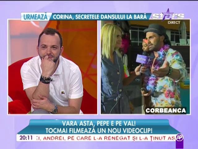 Pepe filmează un nou videoclip