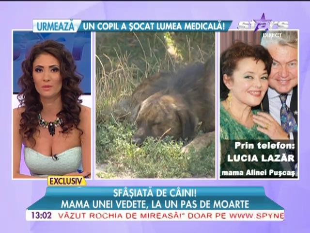 Sf&acirc;şiată de c&acirc;ini! Mama unei vedete, la un pas de moarte!