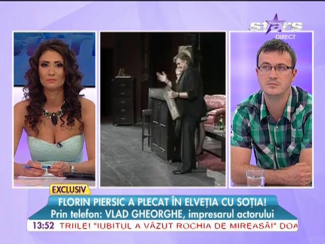 Florin Piersic, de urgenţă la spital