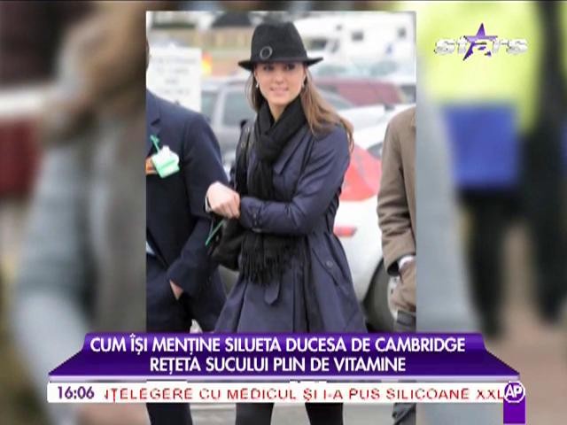 Cum &icirc;și menține silueta Kate Middleton, ducesa de Cambridge