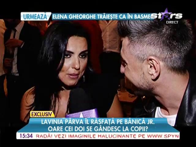 Lavinia P&acirc;rva &icirc;l răsfață pe Ștefan Bănică Jr.