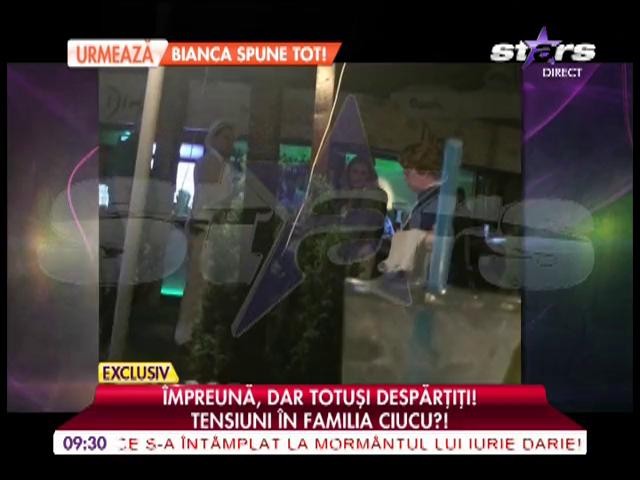 Tensiuni &icirc;n familia Ciucu?!