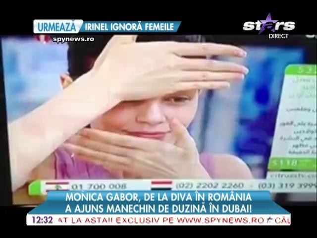 Monica Gabor, de la divă &icirc;n Rom&acirc;nia, la manechin de duzină &icirc;n Dubai!