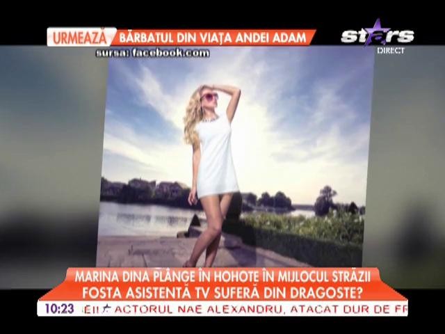 Marina Dina pl&acirc;nge &icirc;n hohote &icirc;n mijlocul străzii