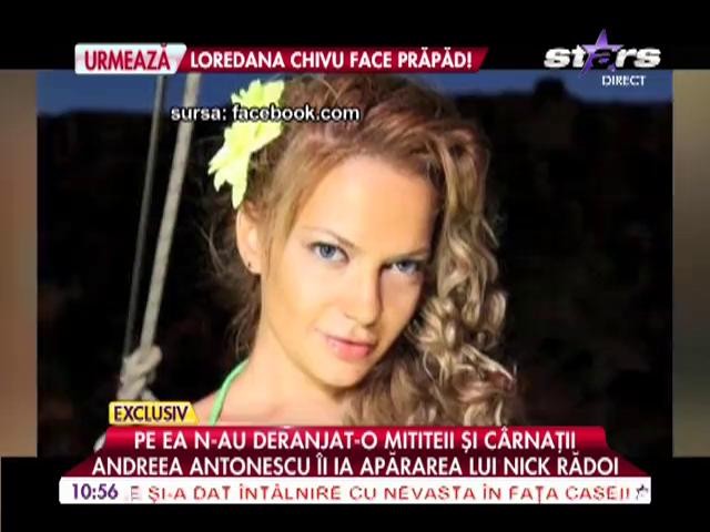 Andreea Antonescu &icirc;i ia apărarea lui Nick Rădoi