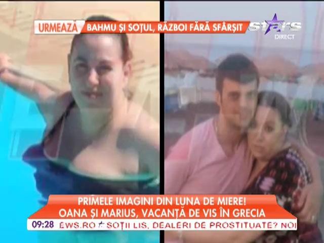 Oana Roman şi Marius Elisei, vacanţă de vis &icirc;n Grecia
