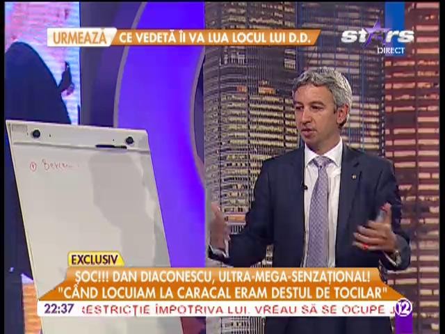 Dan Diaconescu: &rdquo;C&acirc;nd locuiam la Caracal eram destul de tocilar&rdquo;