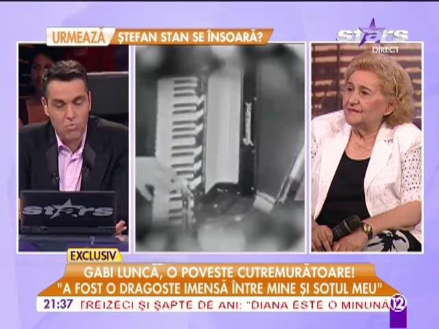 Gabi Luncă: &rdquo;Au fost semne care au prevestit moartea soțului meu&rdquo;