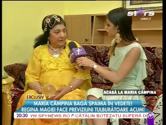 Regina Maria C&acirc;mpina face previziuni tulburătoare asupra vedetelor
