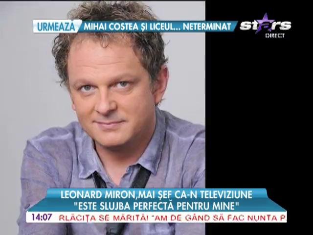 Leonard Miron s-a angajat pe un vas de croazieră