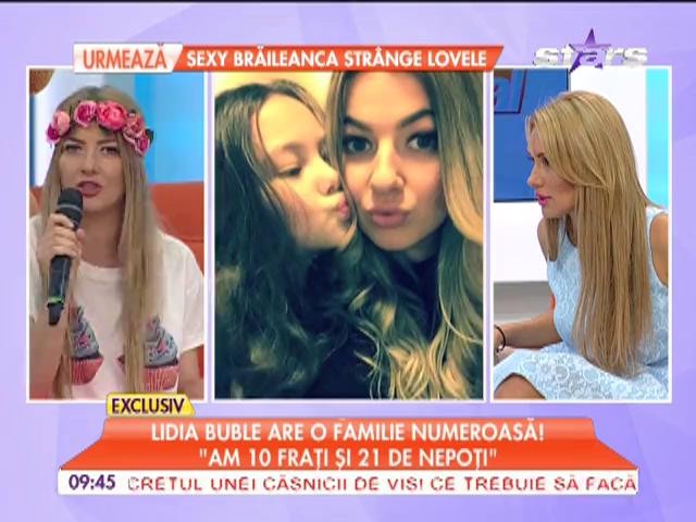 Lidia Buble are o familie numeroasă: &rdquo;Am zece frați și 21 de nepoți&rdquo;