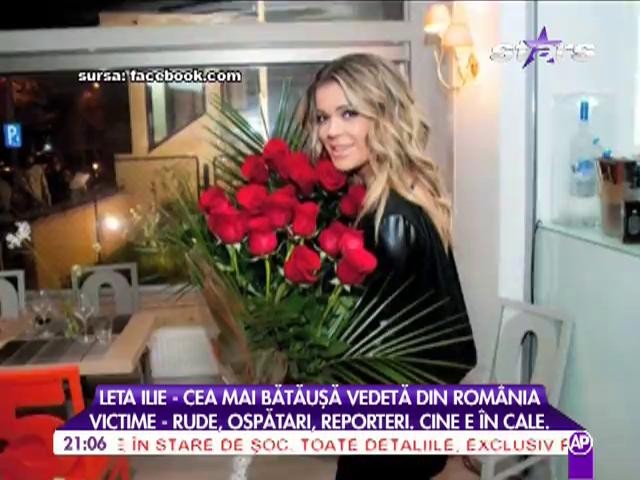 Leta Ilie, cea mai bătăușă vedetă din România!
