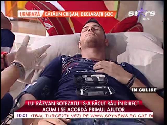 Lui Răzvan Botezatu i s-a făcut rău, &icirc;n direct