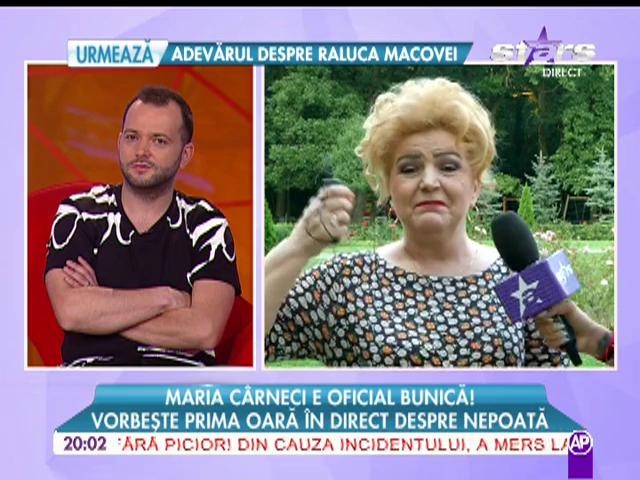 Maria C&acirc;rneci, cea mai fericită bunică