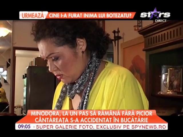 Minodora, la un pas să răm&acirc;nă fără un picior!
