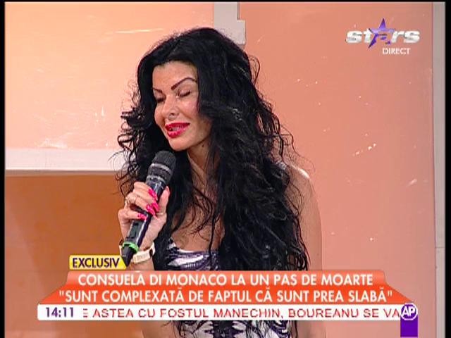 Consuela di Monaco, la un pas de moarte: "Am sub 4 litri de s&acirc;nge &icirc;n corp"