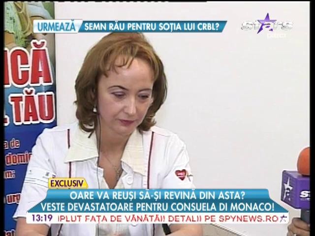 Consuela di Monaco suferă de fibrom uterin