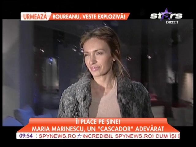 Maria Marinescu, un "cascador" adevărat