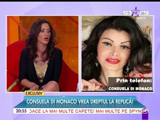 Consuela di Monaco: "Nu aveam ce să caut &icirc;n topul vedetelor kitsch!"