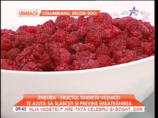 Zmeura te ajută să slăbeşti şi previne &icirc;mbătr&acirc;nirea