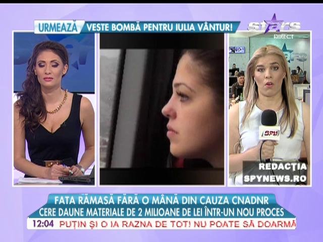 Fata rămasă fără o m&acirc;nă din cauza CNADNR cere daune de 2 milioane &icirc;ntr-un nou proces