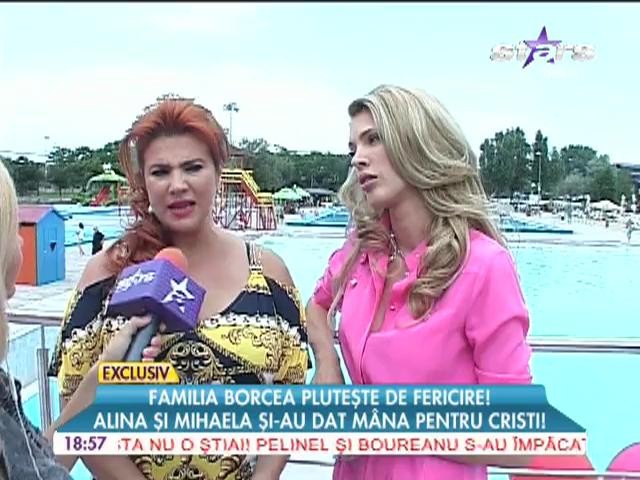 Alina şi Mihaela Borcea şi-au dat m&acirc;na pentru Cristi!