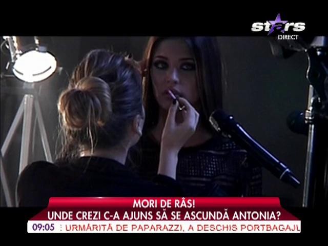 Antonia s-a ascuns &icirc;n portbagajul unei maşini