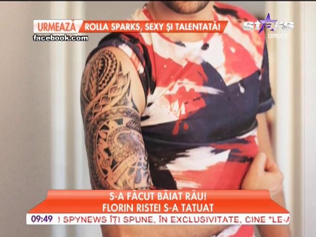 Florin Ristei s-a tatuat