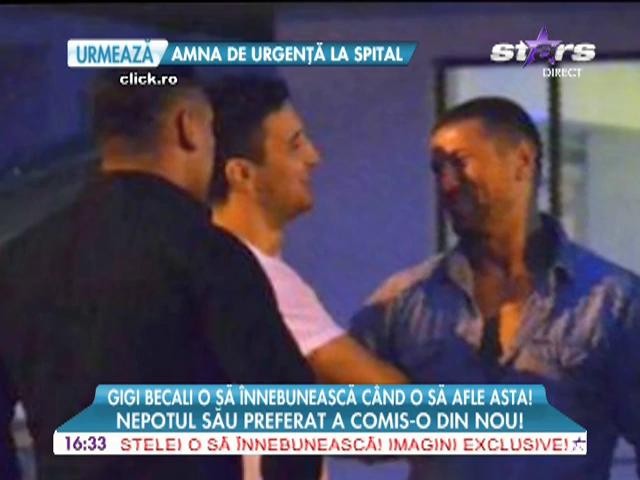 Nepotul preferat al lui Gigi Becali, scandal pe litoral
