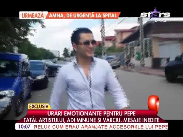 Urări emoţionante pentru Pepe din partea prietenilor