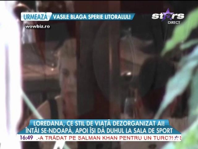 Loredana Groza se &icirc;ndoapă cu m&acirc;ncare, apoi &icirc;și dă duhul &icirc;n sala de sport