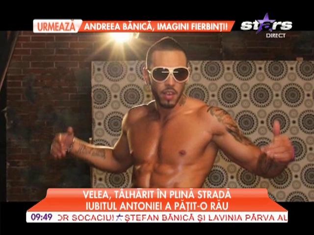 Alex Velea, t&acirc;lhărit &icirc;n plină stradă