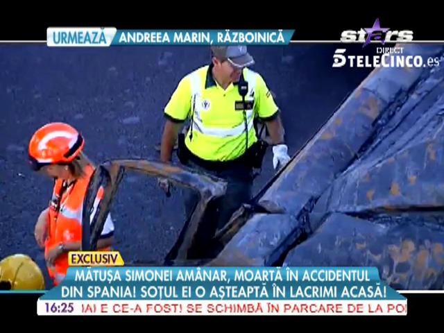 Mătușa Simonei Am&acirc;nar, moartă &icirc;n accidentul din Spania