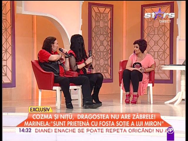 Marinela Niţu: "Sunt prietenă cu fosta soţie a lui Miron"