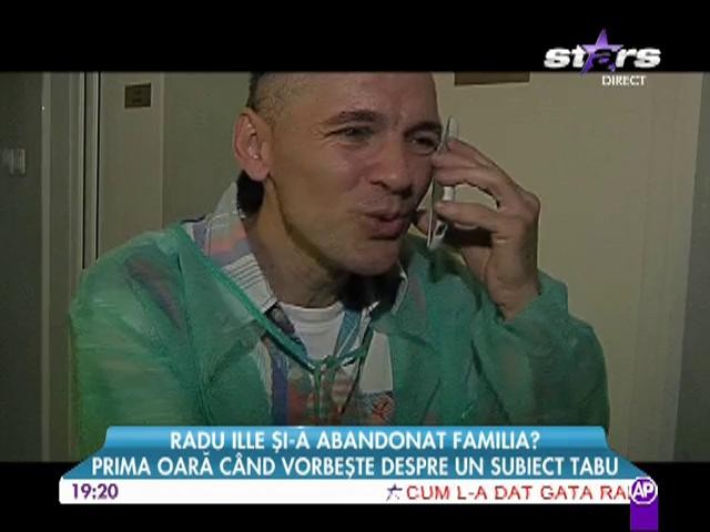 Radu Ille, prima dată c&acirc;nd vorbește despre un subiect tabu