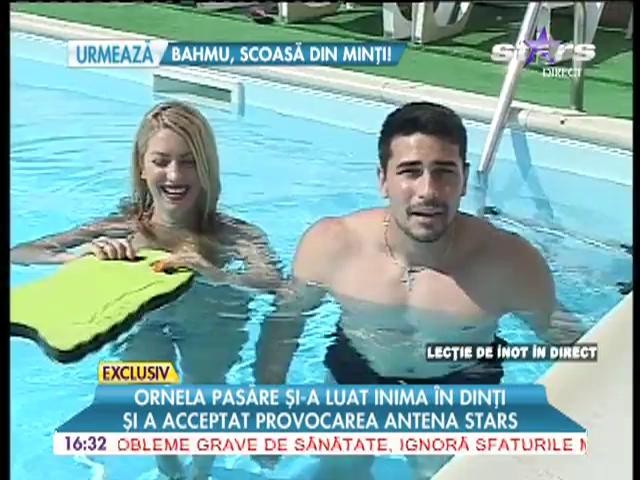 Ornela Pasăre, prima lecție de &icirc;not