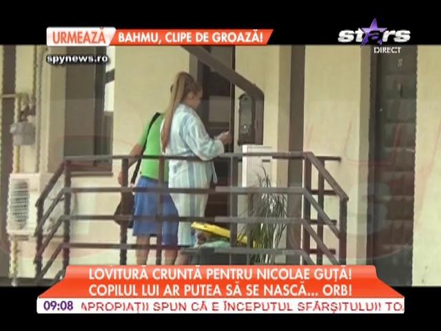 Copilul lui Nicolae Guţă ar putea să se nască orb!