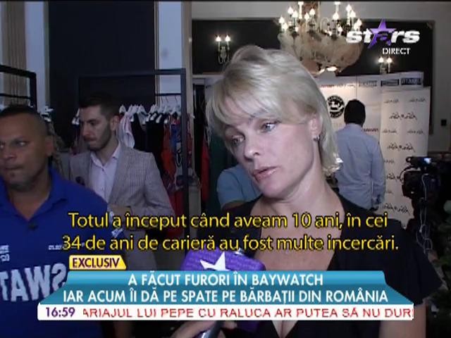 Erika Eleniak, actrița din serialul Baywatch, a venit &icirc;n Rom&acirc;nia