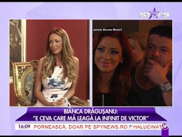 Bianca Drăgușanu: &rdquo;E ceva care mă leagă infinit de Victor!&rdquo;