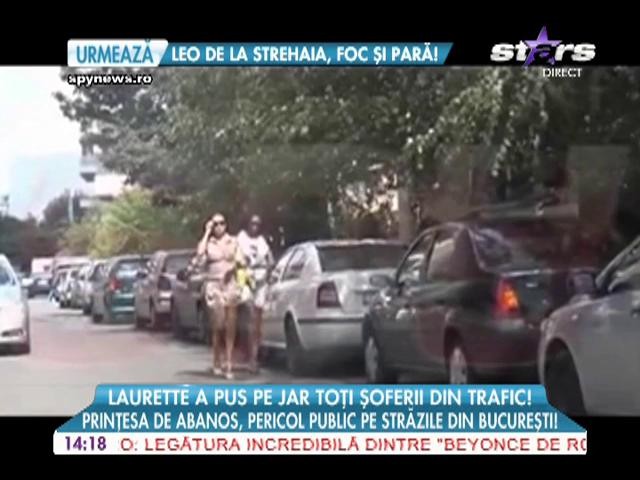 Laurette, pericol public pe străzile Capitalei!